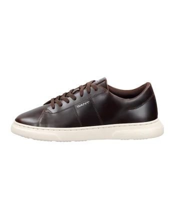 Pantofi sport low cut din piele Joree, Maro inchis