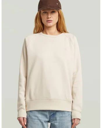Bluza de trening cu maneci raglan Premium Core 2.0, Crem
