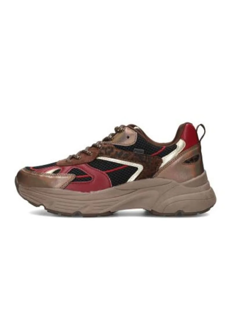 Pantofi sport din material textil si piele ecologica cu sireturi Ayoki