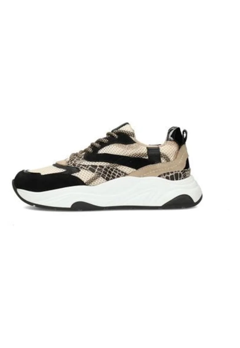 Pantofi sport Iva din piele intoarsa cu sireturi