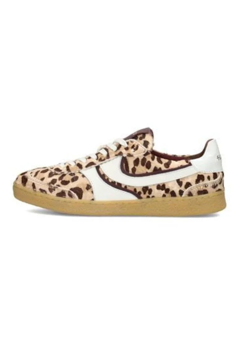 Pantofi sport Charlotte din piele intoarsa cu animal print