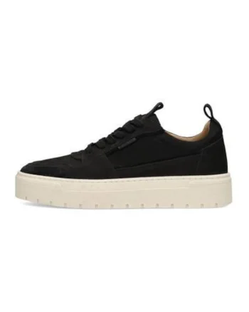 Pantofi sport Ivar din piele cu brant detasabil si sireturi