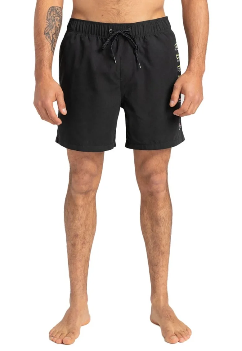 Pantaloni scurti barbati,  Poliester, Negru