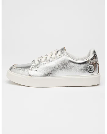 Pantofi sport low-cut de piele Emerson Street, Argintiu