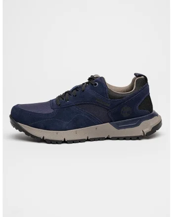 Pantofi sport Voyager cu insertii din piele intoarsa, Bleumarin
