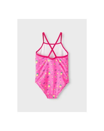 Costum de baie Fete,  301469919 Poliester, Roz, Roz