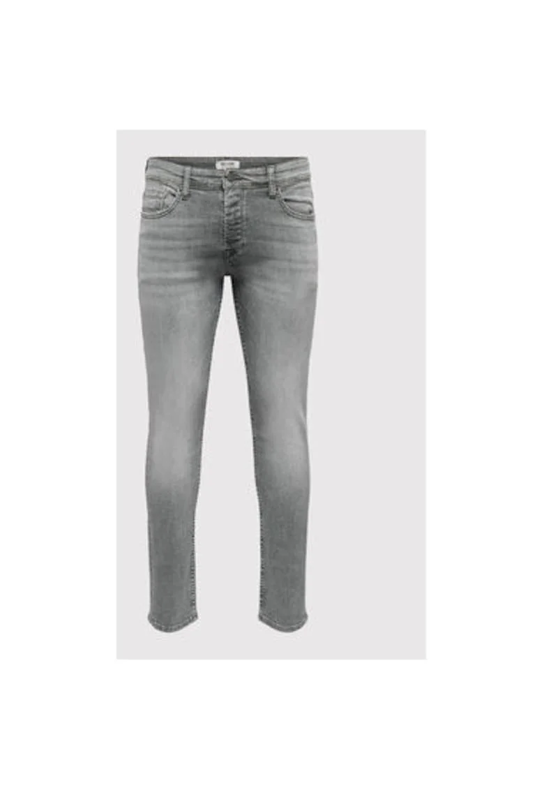 Blugi barbati,  300006801, Bumbac, 39674, Gri