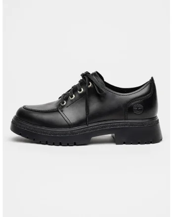 Pantofi de piele cu sireturi Cambria Valley, Negru
