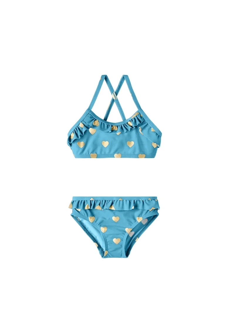 Costum de baie Fete,  301995579 Poliester, Albastru, Albastru