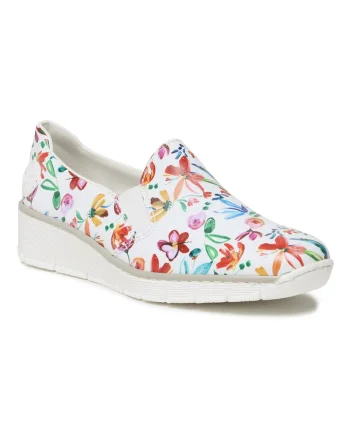 Mocasini dama,  Piele ecologica, Multicolor