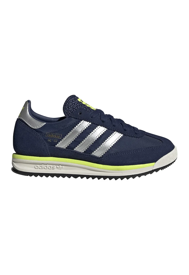 Pantofi sport SL 72 Rs Shadow Clear din piele intoarsa, Albastru inchis/Argintiu