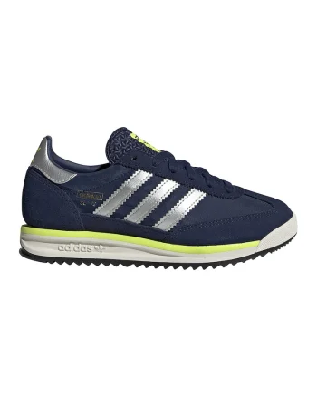 Pantofi sport SL 72 Rs Shadow Clear din piele intoarsa, Albastru inchis/Argintiu