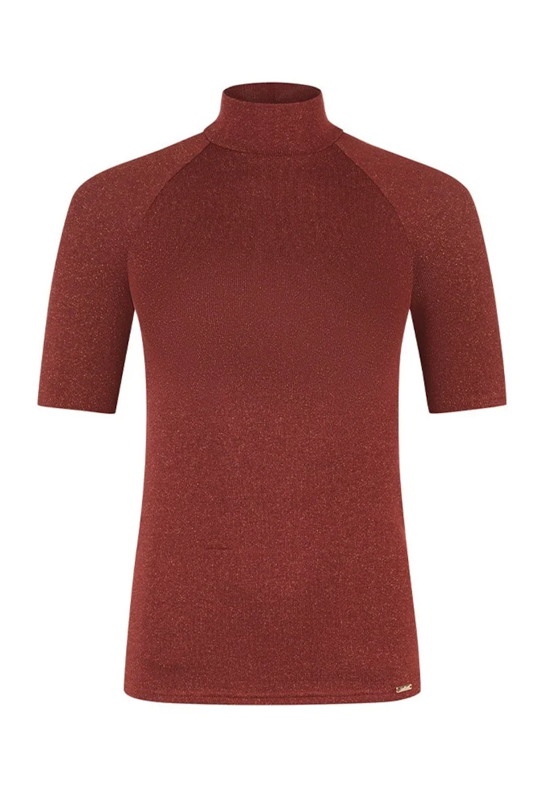 Bluza cu insertii metalizate