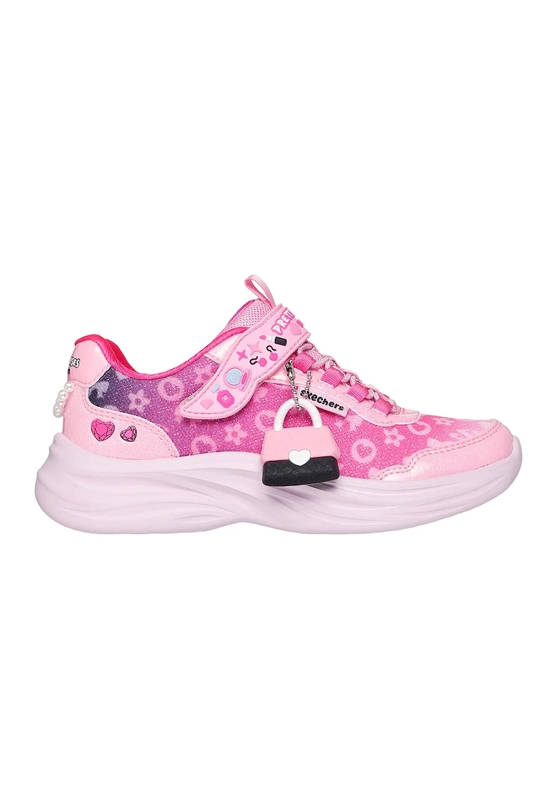 Pantofi sport Power Jams 2.0 cu talisman detasabil, Roz deschis