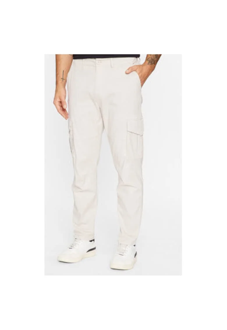 Pantaloni barbati,  302890750, Bumbac/Bumbac, Bej, Bej