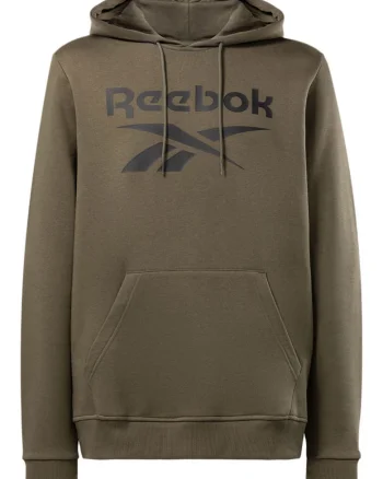 Hanorac  [Ree]Cycled, regular fit, gluga ajustabila, kaki, bumbac si fleece reciclat,