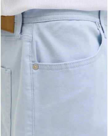 Pantaloni scurti barbati,  albastru, bumbac, croiala regular fit