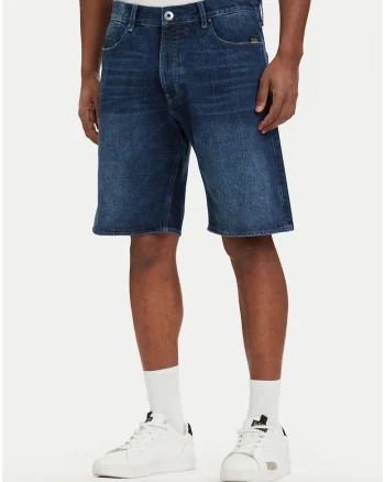 Pantaloni scurti din denim, G-Star Raw, Regular Fit, albastru, bumbac