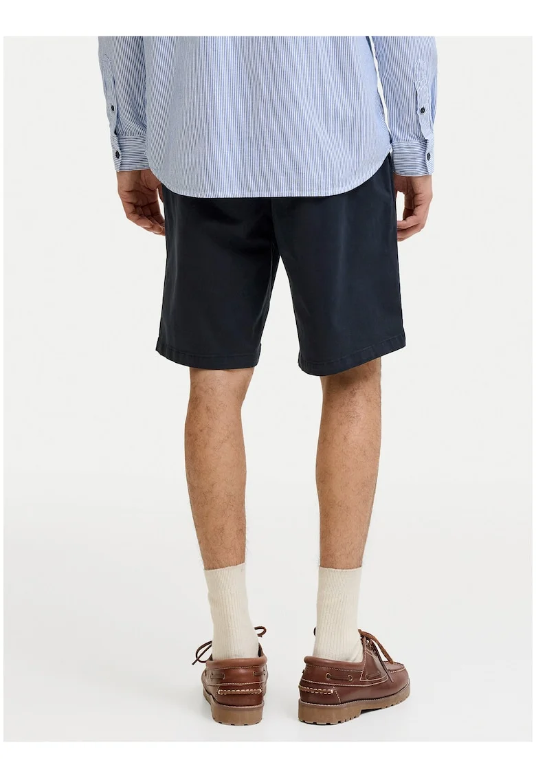 Pantaloni barbati,  casual, bleumarin, bumbac organic