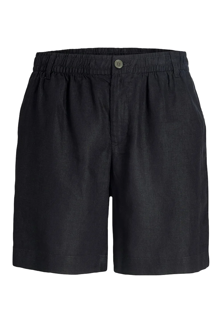 Pantaloni scurti barbati,  casual, negru, 100% in