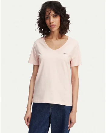 Tricou dama,  portocaliu, bumbac, regular fit
