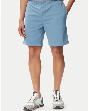 Pantaloni barbati,  casual, relaxat, albastru, bumbac