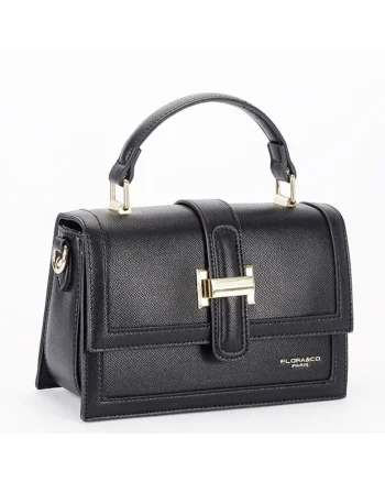 Geanta eleganta neagra F3680 14 Negru, Negru, 15x22x7