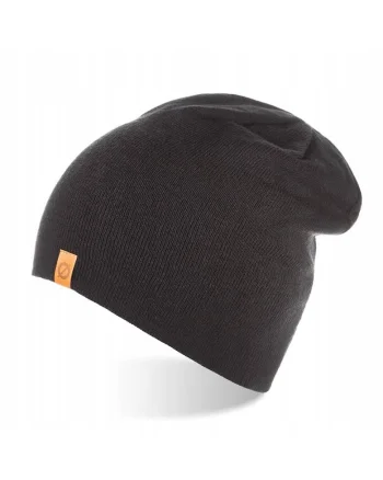 Caciula pentru barbati, Brodrene, Acril, 56-60 cm, Negru