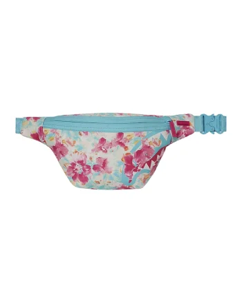 Borseta cu fermoar, Alb fildes/Fucsia/Albastru deschis