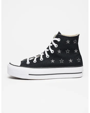 Tenisi high-cut Chuck Taylor All Star Lift Celestial, Alb/Negru