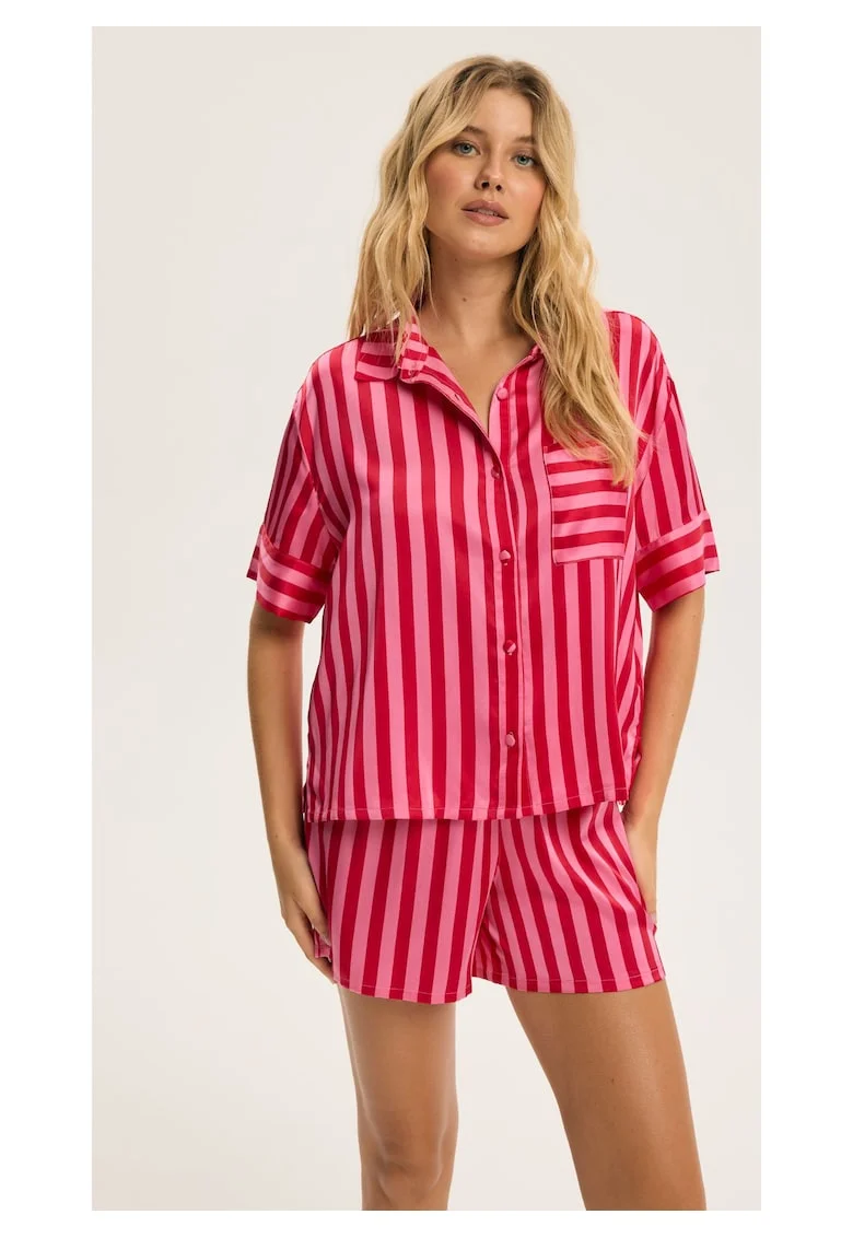 Pijama eleganta dama Roz deschis Cress, Dungi