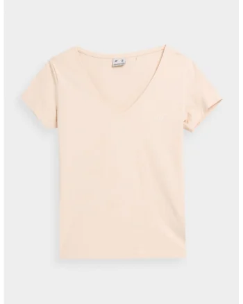 Tricou dama,  302880386, Bumbac, Ecru