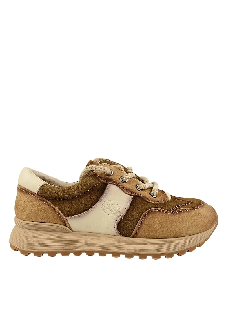 Pantofi sport, dama,  KM 9819, piele nabuc - 43942, Maro