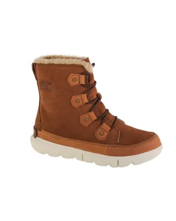 Botine dama,  712961, Piele intoarsa, Maro