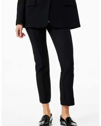 Pantaloni cigarette crop, Negru