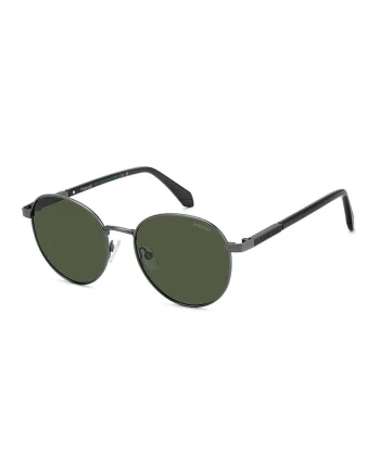 Ochelari de soare rotunzi cu lentile polarizate, Negru