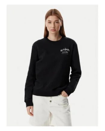 Bluza dama,  negru, bumbac organic, imprimeu grafic