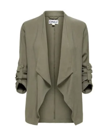 Sacou dama,  casual, viscoza, Verde