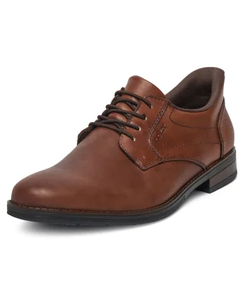 Pantofi barbatesti,  piele naturala, varf rotund, maro