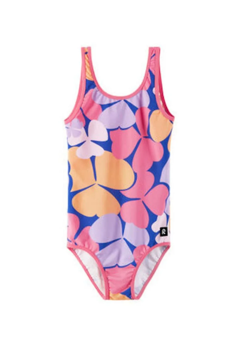 Costum de baie pentru fete,  colorat, multicolor, poliester-elastan