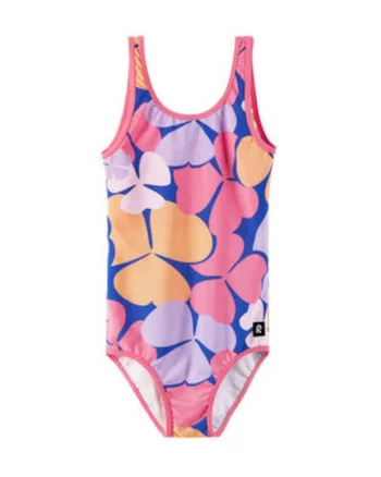 Costum de baie pentru fete,  colorat, multicolor, poliester-elastan