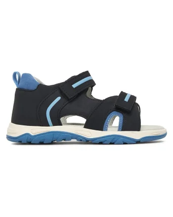 Sandale,  bleumarin, sintetic, sistem inchidere Velcro, baieti