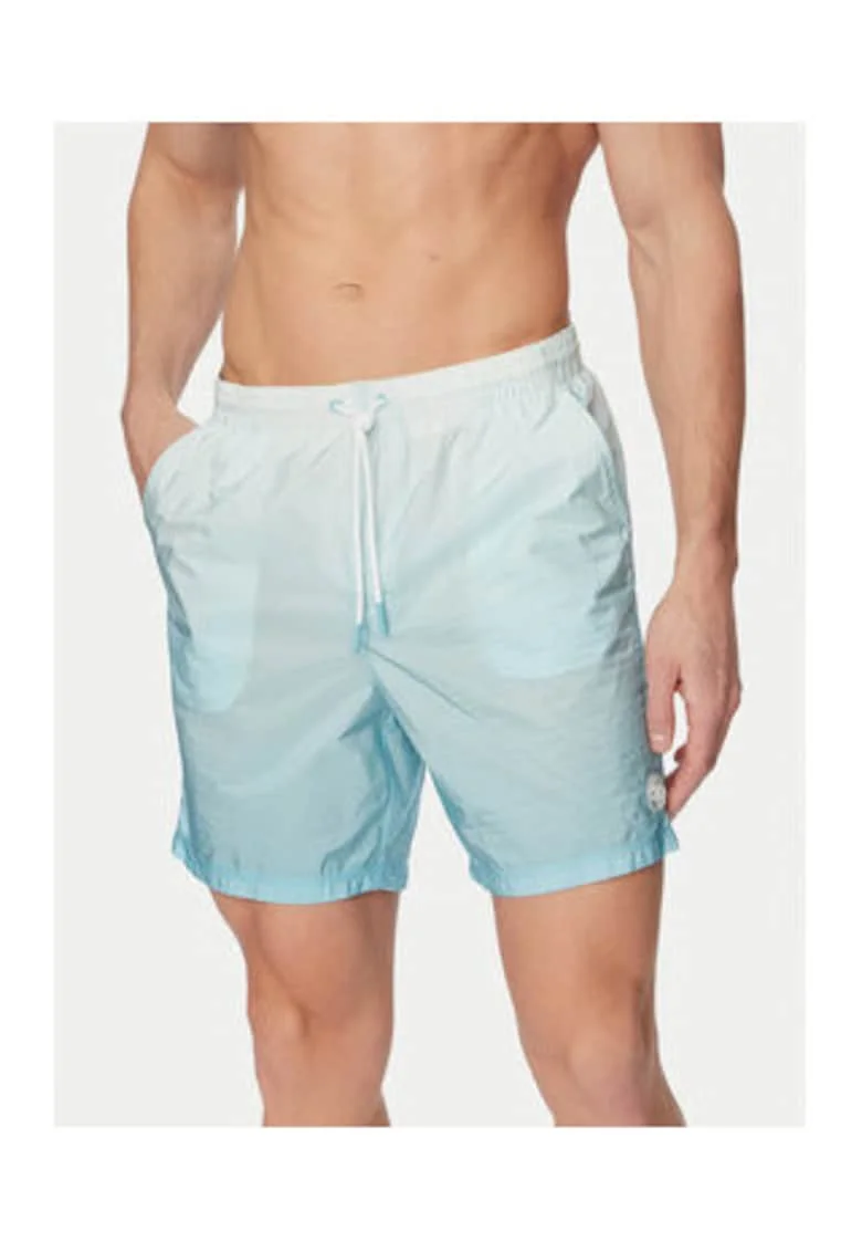 Pantaloni scurti de baie barbati,  Albastru, poliamida, design modern