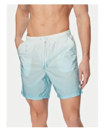Pantaloni scurti de baie barbati,  Albastru, poliamida, design modern