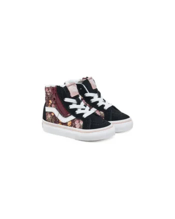 Pantofi copii,  negru/maro, material textil