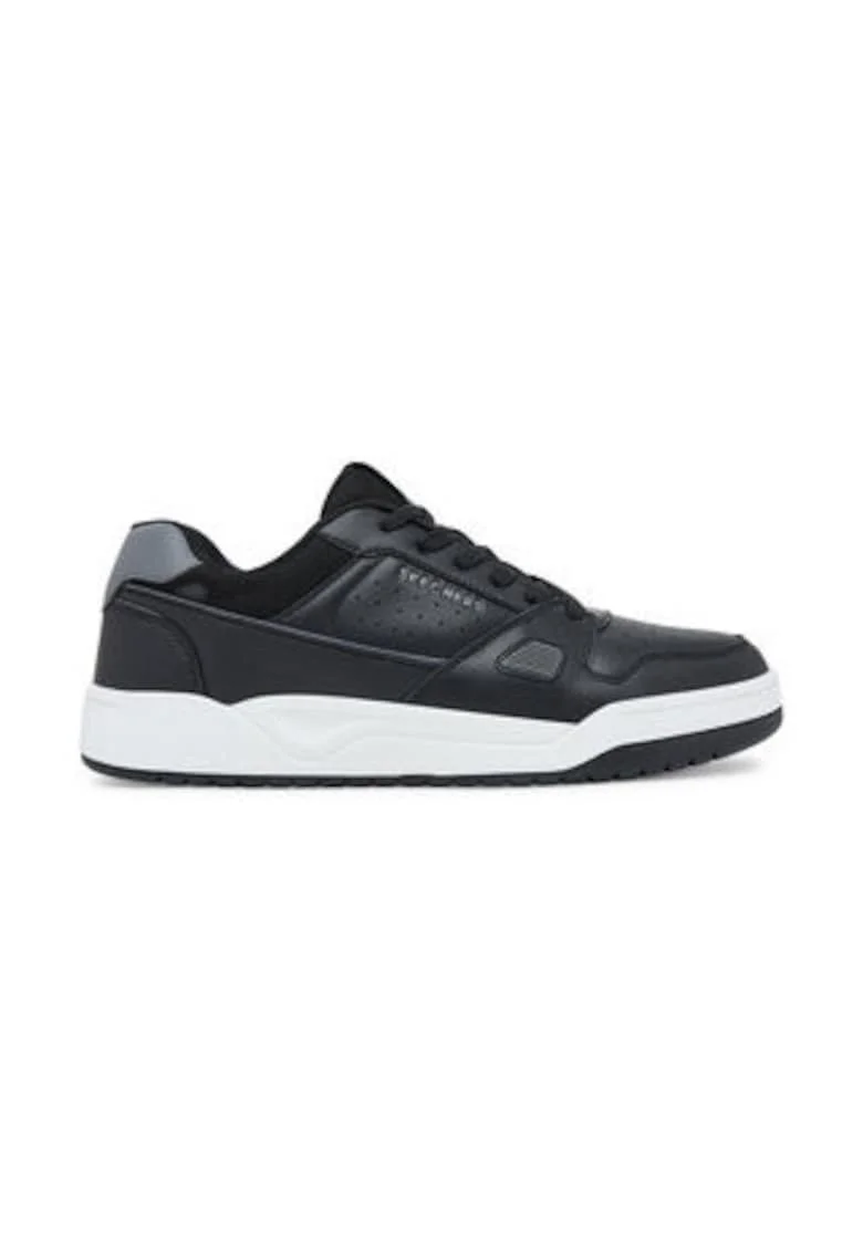 Tenisi barbati 305020215,  Piele naturala, Negru