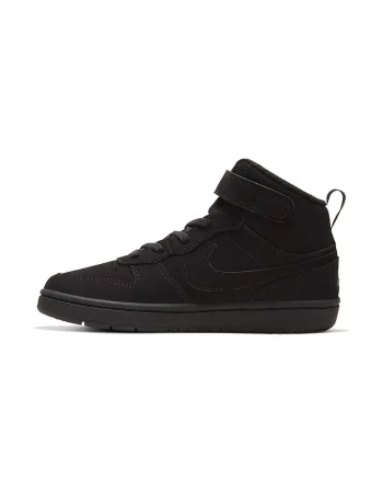 Pantofi sport din piele Court Borough 2, Negru