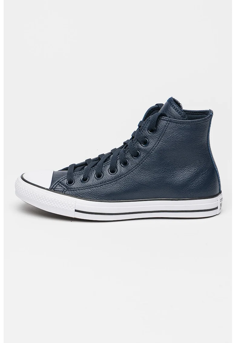 Pantofi sport mid-cut unisex de piele All Star, Albastru ultramarin