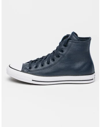 Pantofi sport mid-cut unisex de piele All Star, Albastru ultramarin