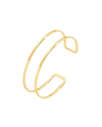 Bratara aurie, de brat, reglabila, Diametru: 8 cm, Phelina C8